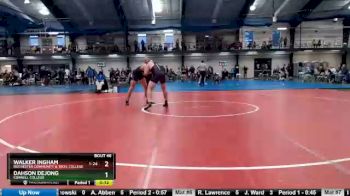 174 lbs 3rd Place Match - Dahson Dejong, Cornell College vs Walker Ingham, Rochester Community & Tech. College