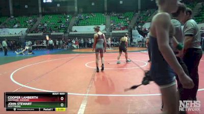 5A 138 lbs Quarterfinal - John Stewart, Scottsboro vs Cooper Lamberth, Southside, Gadsden