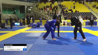ROBERT RYAN vs OWEN FITZGERALD FRANCIS 2023 Master International IBJJF Jiu-Jitsu North American Championship