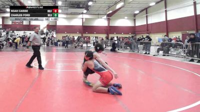 126 lbs Semifinal - Noah Caisse, Wolfgang vs Charles Ford, Milo Wrestling Club