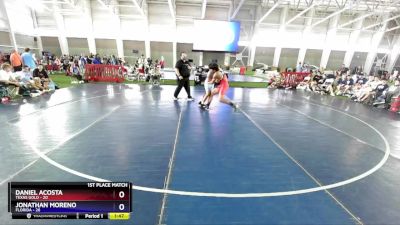 157 lbs Placement Matches (8 Team) - Daniel Acosta, Texas Gold vs Jonathan Moreno, Florida