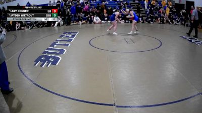 148 lbs 5th Place Match - Jayden Wiltrout, Connellsville vs Lilly Conner, Shaler Area Hs