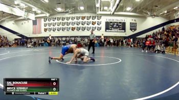 132 lbs Cons. Round 4 - Bryce Szekely, Alliance High School vs Sal Bonacuse, Revere