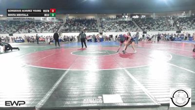 161 lbs Quarterfinal - Gorgeous Alvarez Young, Westmoore Wresting vs Nikita Mehtala, McLoud