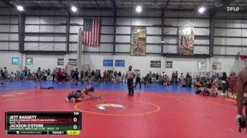 106 lbs Round 2 (4 Team) - Jackson D`Etore, DARKHORSE WRESTLING CLUB - GOLD vs Jett Baggett, NORTH CAROLINA WRESTLING FACTORY - BLUE