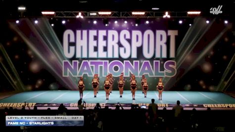 FAME NC - Starlights [2026 L2 Youth - Flex - Small Day 1] 2026 CHEERSPORT National All Star Cheerleading Championship