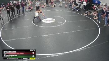80 lbs Placement (4 Team) - Ryder Larkins, Ninety Six vs Ethan Harris, Palmetto State Wrestling Academy