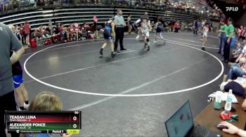 90 lbs Round 3 (6 Team) - Alexander Ponce, Indiana Blue vs Teagan Luna, Team Oregon