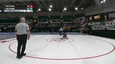 125 lbs Cons. Round 1 - Ava Young, Charles H. Flowers vs Zelia Proa, Easton