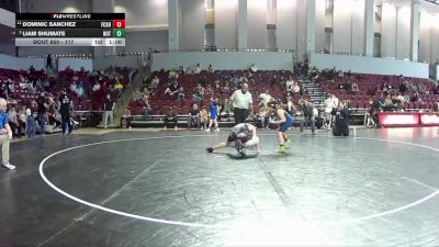 117 lbs Quarterfinal - Liam Shumate, Rural Retreat vs Dominic Sanchez, FCA Hurricanes