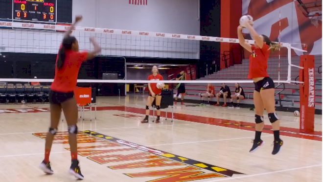 Setting Your Middles Out Of System With Maryland Volleyball