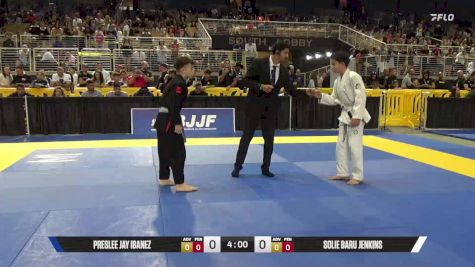 Preslee Jay Ibanez vs Solie Baru Jenkins 2025 Pan Kids Jiu-Jitsu IBJJF Championship