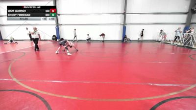 90 lbs Rr Rnd 3 - Liam Warner, Ragin Raisins Catawba MS vs Brody Finnegan, Ohio Titan Blue