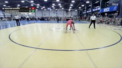 105 lbs Consi Of 32 #2 - Braxton Alvarez, AL vs Ryan Ryszetnyk, NY