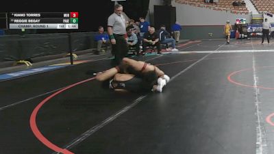 146-D4 Champ. Round 1 - Reggie Begay, Page High School vs Kiano Torres, Morenci High School