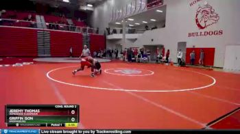 160 lbs Cons. Round 2 - Jeremy Thomas, Homewood Flossmoor vs Griffin Ison, Brownsburg