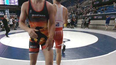 144 lbs Cons. Sub-rd Of 16 - Kirk Wilson, Nebraska vs Beck Yurkunas, Michigan