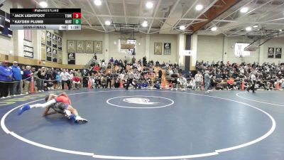 113 lbs Semifinal - Jack Lightfoot, Tewksbury vs Kayden Plumb, Norton