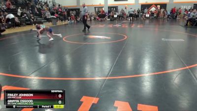 B-9 lbs Semifinal - Finley Johnson, USA MAT CLUB vs Griffin Osgood, Big Game Wrestling Club