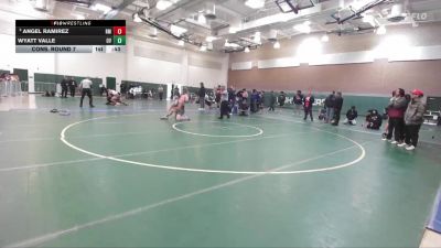 175 lbs Cons. Round 7 - Angel Ramirez, Rancho Mirage vs Wyatt Valle, Orange Vista