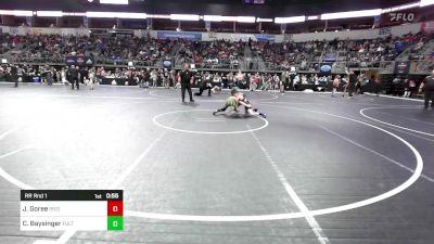 100 lbs Rr Rnd 1 - John Ryan Goree, Piedmont vs Colton Baysinger, Fulton Hornets