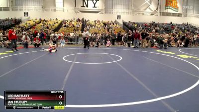 80 lbs Cons. Round 2 - Ian Studley, Portville Youth Wrestling Club vs Leo Bartlett, Fulton Wrestling Club