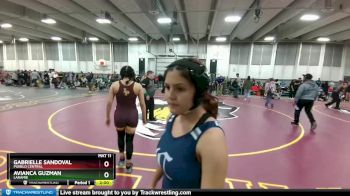 115 lbs Champ. Round 2 - Gabrielle Sandoval, Pueblo Central vs Avianca Guzman, Laramie