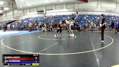 190 lbs Cons. Round 4 - Taaron Lavicky, NE vs Ben Bomberger, CA