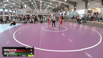 90 lbs Round 3 - Kenzie Sutton, Amped Wrestling Club vs Leila Hilbert, ONE Wrestling Academy