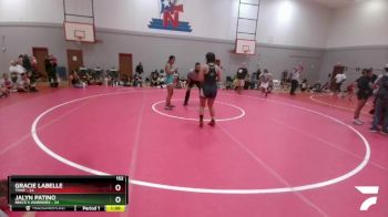 152 lbs Round 4 (6 Team) - Jalyn Patino, Reece`s Warriors vs Gracie LaBelle, TMNT