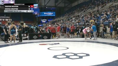 113 lbs Champ. Rd Of 128 - Triston Mouton, Tennessee vs Joshua Bratten, Iowa