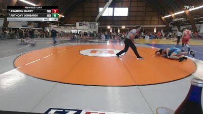160 lbs Quarterfinal - Asatrian Harry, Paramus Catholic Hs vs Anthony Lombardi, Iron Faith