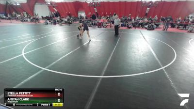 127 lbs Cons. Round 1 - Stella Pettitt, Freedom Wrestling Club vs Amiyah Clark, Wisconsin