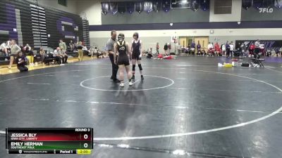 JV-14 lbs Round 3 - Emily Herman, Southeast Polk vs Jessica Bly, Iowa City, Liberty