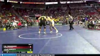 1 lbs Champ. Round 1 - Cal Wanninger, Kuemper Catholic vs Louis Hamlett, Starmont