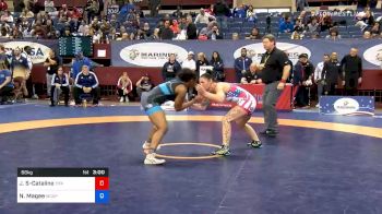 68 kg Consolation - Jackie Surber-Cataline, Titan Mercury Wrestling Club/ Cataline' S Wildcats vs Nahiela Magee, Army WCAP