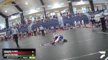 65 lbs Round 1 (6 Team) - Esquire Flores, Mat Rats vs Colton Snyder, The Untouchables Purple