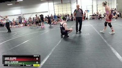 138 lbs Round 2 (8 Team) - Jake Gujski, Roman Legion vs Dean Lejeune, New England Black & Gold