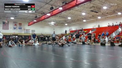 Youth-132 lbs Finals (2 Team) - Nicky DellaTorre, Hanover Park vs Vincent Ferrone, Morris Hills