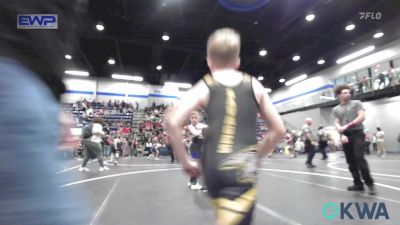 80 lbs Rr Rnd 3 - River Holcomb, Tecumseh Youth Wrestling vs Gannon Lynn, Noble Takedown Club