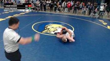 165 lbs Champ. Round 3 - Logan Sogavo, Bolingbrook vs Lucas Pretkelis, Unattached