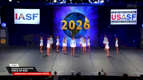 Midwest Elite Dance Center - VOICE OF GOD [2026 Senior Small Contemporary/Lyrical Semis] 2026 The Dance Worlds