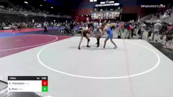 156 lbs Semifinal - Anders Thompson, Flathead Valley WC vs Genaro Pino, Team Pueblo