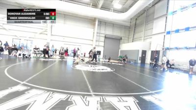 49 lbs Quarterfinal - Knox Greenhalgh, Ravage Wrestling Club vs Donovan Alejandre, RWC - Roy Wrestling Club