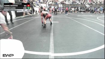 60 lbs Semifinal - Gabriel Edgerton, McAlester Youth Wrestling vs Boston Clarke, South Central Punisher Wrestling Club