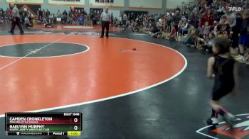 Round 5 - Raelynn Murphy, North Liberty Wrestling Club vs Camden Cronkleton, Midland Little Eagles