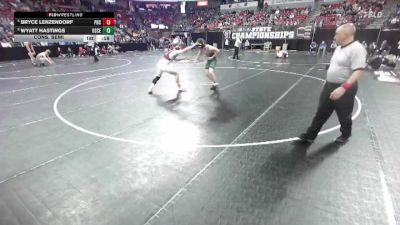 D2-157 lbs Cons. Semi - Bryce Lenzendorf, Prairie Du Chien vs Wyatt Hastings, Osceola