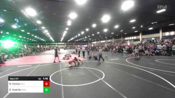 126 lbs Round Of 64 - Nathan Itchon, Silverback WC vs Seth Huerta, Bozeman WC