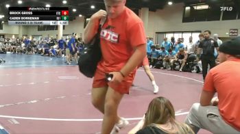 157 lbs Round 3 (6 Team) - Caden Borneman, Funky Boyz vs Brock Gross, OTC
