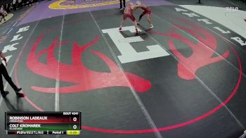 Cons. Round 2 - Colt Kromarek, Plainview vs Robinson LaDeaux, Creighton